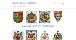 Desktop Screenshot of heraldicscienceheraldique.com
